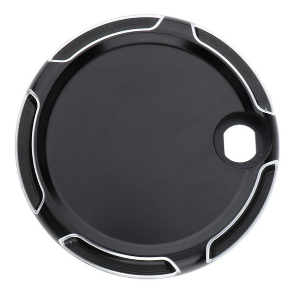Black Fuel Gas Tank Door Cover Cap For Harley Touring Electra Street Glide 08-17